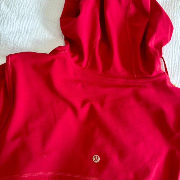 Lululemon Lunar New Year Hooded Define Jacket *Nulu Dark Red W4BWVS Size 12 LNY - Picture 14 of 16